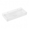 Hansgrohe Xevolos E Dvojumývadlo 100x48 cm, bez prepadu, 2 otvory na batériu, SmartClean, biela 61110450-HG