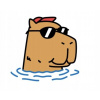 CUKROVÁ TLAČ jedlý obrázok na tortu Cukrová hmota Potlač Kapybara Zvieratko #2