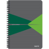 LEITZ Office A5, mäkké dosky, linajkový, zelený