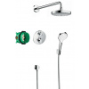 Hansgrohe Croma Select S Sprchový set 180 s termostatom Ecostat S, 2 prúdy, chróm 27295000-HG