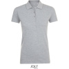 SOL's Collection Polokošile Phoenix Women, elastická, krátký rukáv, dámská COT25170907703-grey melang L Melír šedá
