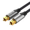 Vention BAVHI audio kábel 3 m TOSLINK Hliník, Šedá (BAVHI)