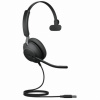 Jabra Evolve2 40, MS Mono Slúchadlá s mikrofónom Kábel Pres hlavu Kancelária / call centrum USB Typ-A Bluetooth Čierna (24089-899-999)