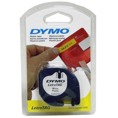 Dymo LetraTag páska 12mm x 4m papierová biela 59421