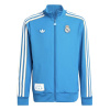 adidas Real Madrid Tracksuit Top Juniors Blue/White 11-12 Years