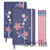 Moleskine - set Sakura (zápisníky, grafitové ceruzky) - Moleskine