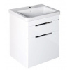 Sapho ELLA umývadlová skrinka 56,5x65x43cm, 2x zásuvka, biela (70062) SPH EL062-3030