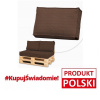 Záhradný vankúš, podsedák - Nábytok z vankúša s matracmi s paletami 120x80 hnedá (Nábytok z vankúša s matracmi s paletami 120x80 hnedá)