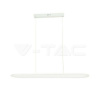 Dizajnové LED závesné svietidlo 24W 4000K 3000lm (80*100CM) biela VT-7821 (V-TAC)