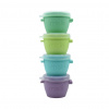 Melii Silikónové tégliky na potraviny Snap&Go 118 ml - 4ks