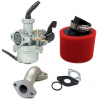 Karburátor PZ22 štvorkolka pitbike - sada