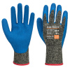 PORTWEST Portwest A611 Aramid HR Cut Latexové rukavice - Čierna-Modrá, S Čierna-Modrá, S