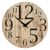 Ambia Home NÁSTENNÉ HODINY, čierna, farba duba košíčkatého, 57 cm - Hodiny - 0050900038
