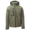 PAYPER STREAM PAD S00331-0489 / Softshellová pánska zimná bunda - military green/green M