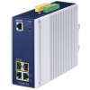 Planet TSN-900-2T2S priemyselný TSN media konvertor, 2x1Gb, 2x2.5Gb SFP, 1x RJ45-RS232, RING, 1588PTP, -40~75°C