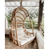 Závesné hojdacie kreslo - Rattan visiace kreslo hojdacie hojdačka COKOON BOHO (Rattan visiace kreslo hojdacie hojdačka COKOON BOHO)