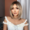 Orieškovo blond parochňa Verna s jemným rámovaním tváre