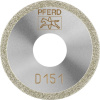 PFERD TOOLS 68403015 D1A1R 30-1-10 D 151 GAD diamantový rezný kotúč Priemer 30 mm Ø otvoru 10 mm Duroplast , sklo, tvrdokov, Abrazívne materiály, Technická; 68403015