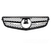 Mercedes triedy C W204 / S204 2007-2014 - Predná maska ​​čierna s chrómom