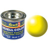 REVELL 312 Hodvábna svetlá žltá syntetická polomatná modelárska farba (RAL1026), 14ml (REVELL 32312 LUMINOUS YELLOW SILK 14ml 0,47fl oz EMAIL COLOR)