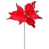Kvet MagicHome Vianoce, Poinsettia, červená, stonka, 46cm, veľkosť kvetu: 30 cm