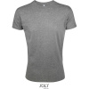 SOL's Collection Tričko Slim Fit Regent Fit, krátký rukáv, pánské COT25055307704-grey melang XL Melír šedá