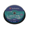 Verbatim DVD-RW Matt Silver 4x 4,7 GB 10 kusov (43552)
