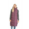 Dámská vesta Meatfly Tama Long Vest 2022 Plum