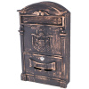 MagicHome® Poštovní schránka ANTIQUE BRONZE ALU 41×25,5 cm