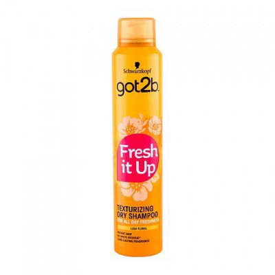 Schwarzkopf Got2b Fresh It Up Texturizing texturizační suchý šampon s květinovou vůní 200 ml pro ženy