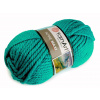 Pletacia priadza Alize Puffy Fine 100 g Variant: 6 (675) zelenomodrá tm, Balenie: 1 ks