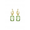 Swarovski náušnice dámske pozlátené swarovski kryštál MILLENIA 5756151 zelená ONE SIZE