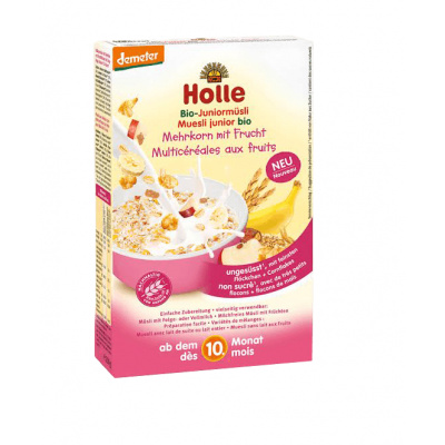 HOLLE Organické Junior viaczrnné müsli s ovocím, 250 g