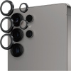 PanzerGlass® Hoops® Samsung Galaxy S25 Ultra čierne ochranné krúžky pre šošovky fotoaparátu PGRHOBLG38488