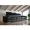 Nábytek PEGAS s.r.o. Kožená Sofa ROYAL III 295 cm - černá kůže