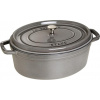 Staub Hrniec oválny 33 cm 6,7 l sivý
