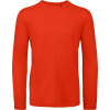 B&C | Inspire LSL T /men, Pánske tričko s dlhým rukávom, červená fire, XL