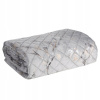 Prehoz na posteľ Eurofirany polyester 200 cm x 220 cm strieborný