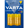 VARTA Longlife AA 6 ks BAVA 4106 6PACK