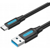 Kábel Vention USB - USB typ C 0,25 m bezfarebný