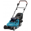 Makita DLM382CM2 sekačka na trávu Sekačka na trávu s kolečky Baterie Černá, Modrá