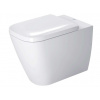 Duravit Happy D.2 Stojace WC, zadný odpad, s HygieneGlaze, biela 2159092000