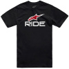 Alpinestars triko Ride 4.0 CSF černé bílé červené