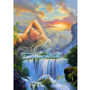 Norimpex diamantové malování Dívka a vodopád 30 x 40cm