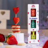 Včelařství Domovina Láskové darčekové balenie 3x75 g ochutené medy Design: S láskou