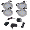 Osvetlenie nábytku LED pás - Oprawa LED ORBIT XL 3W, podszafkowa,zestaw 4-pkt (Osvetlenie nábytku LED pás - Oprawa LED ORBIT XL 3W, podszafkowa,zestaw 4-pkt)