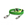 Sommer Cable SGMF-0600-GN STAGE HIGHFLEX - 6m zelený - Hotový mikrofónny kábel určený na live využitie. Konektory Neutrik N3MXX a NC3FXX, kábel SommerCable Stage, dĺžka 6m, farba zelená.