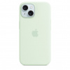 Apple iPhone 15 Plus Silicone Case with MagSafe Soft Mint MWNG3ZM/A
