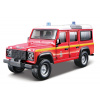 Bburago - EMERGENCY, Vozidlo záchrannej služby - Land Rover Defender 110, Hasiči, 1:50