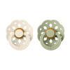 BIBS Boheme dudlíky z přírodního kaučuku 2ks - 0-6m ivory-sage (230101 )